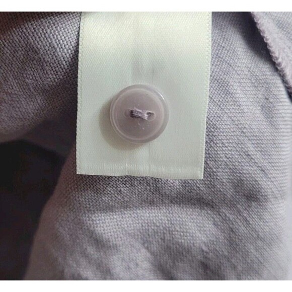 The Drop India 100% Linen Shirt Lilac Size XXL Business Office Career Spring NEW - Picture 9 of 10
